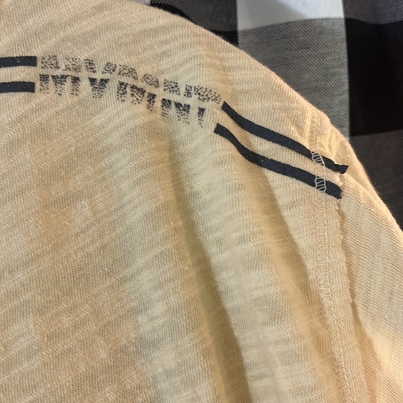 Free People Movement Yellow Cap Sleeve Shirt. Size small. - Picture 3 of 5